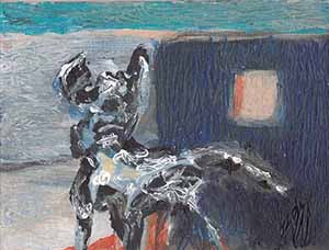 Fetzig gemalter Hund