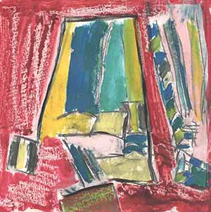 Malerei Mischtechnik - Backstage