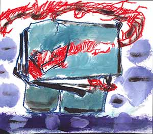 Malerei Mischtechnik-Kreation 1