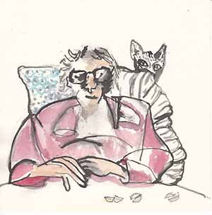 Zeichnung/Mischtechnikh auf Papier - Leckerlies