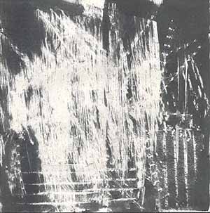 Monotypie auf Papier, Seelen auf der Jakobsleiter