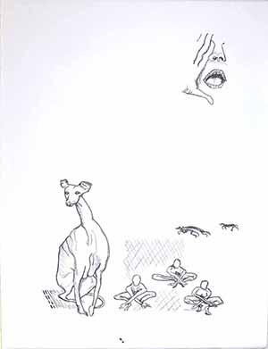 Lithographie auf Papier, Der Ruf