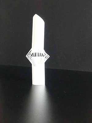 Objekt aus weißem Papier