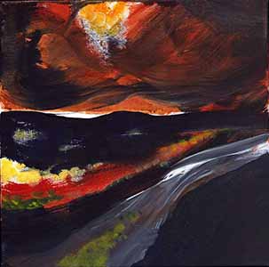 Landschaft 4, Acryl aufLeinwand