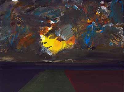 Landschaft Dangast, Acryl aufLeinwand