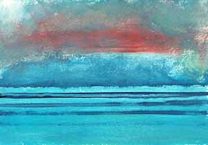 LandschaftNr Nr.9, Acryl auf Leinwand