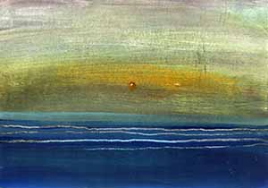 LandschaftNr Nr.10, Acryl auf Leinwand