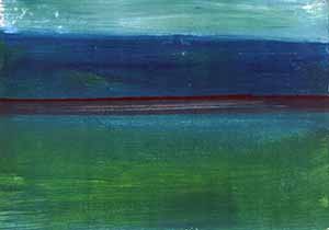 LandschaftNr Nr.13, Acryl auf Leinwand