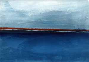 LandschaftNr Nr.15, Acryl auf Leinwand